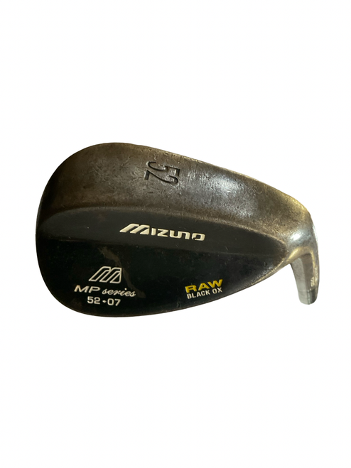 Vist Large View of Product Image Which is Used Mizuno RAW BLACK OX Golf Wedge Mens RH 52 Degree
