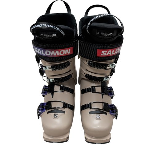 Vist Large View of Product Image Which is Used Salomon SHIFT PRO 110 Womens Down Hill Ski Boot Tan 225 MP