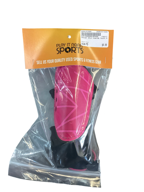 Vist Large View of Product Image Which is Used Soccer Shin Guards Youth Pink MD