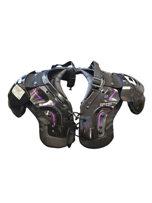 Vist Large View of Product Image Which is Used Champro SCORPION FB Shoulder Pads None XS