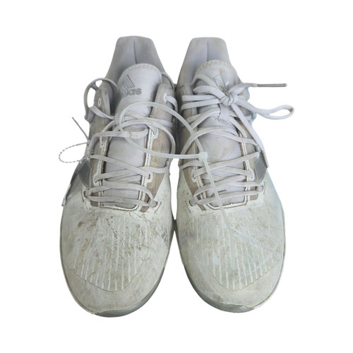 Vist Large View of Product Image Which is Used Adidas ADIZERO SZ 9.5 FOOTBALL CLEATS Adult FB Cleats White Senior 9.5