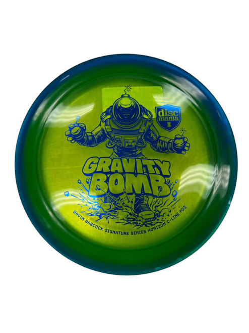 Vist Large View of Product Image Which is Used Discmania GRAVITY BOMB Disc Golf Driver Royal Blue