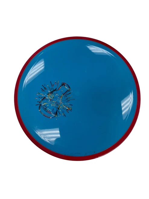 Vist Large View of Product Image Which is Used Axiom L2 CRAVE Disc Golf Driver Royal Blue