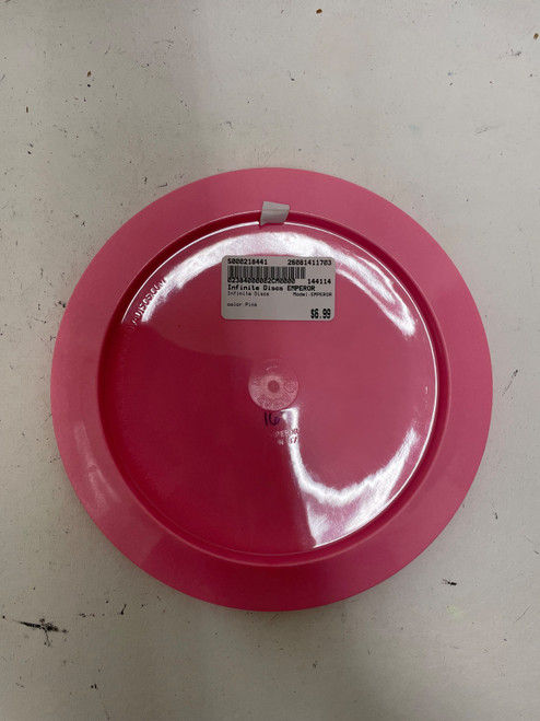 Vist Large View of Product Image Which is Used Infinite Discs EMPEROR Disc Golf Driver Pink