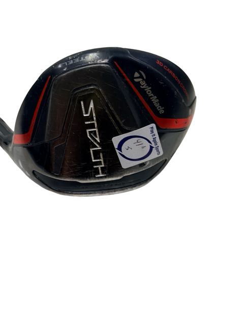 Vist Large View of Product Image Which is Used Taylormade STEALTH Mens 18deg Fairway Wood RH 5 Wood 41" w/ HZRDUS RDX Smoke 80g 6.0 Shaft