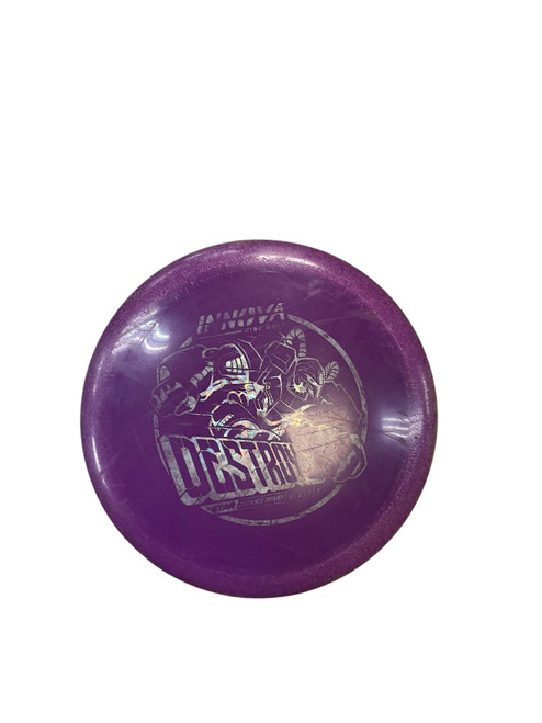 Vist Large View of Product Image Which is Used Innova STAR DESTROYER Disc Golf Driver Purple 170g