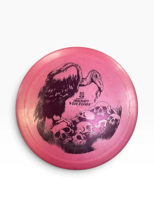 Vist Large View of Product Image Which is Used Discraft BIG Z VULTURE Disc Golf Driver Pink 170g
