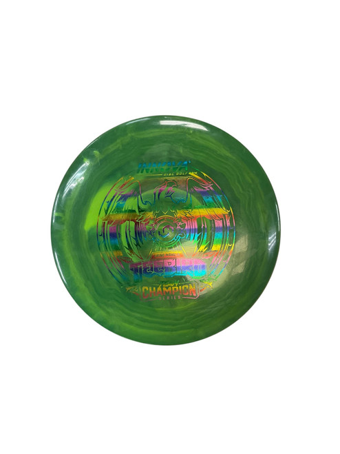 Vist Large View of Product Image Which is Used Innova TOUR SERIES VAINO MAHELA TEEBIRD Disc Golf Driver Green 174g