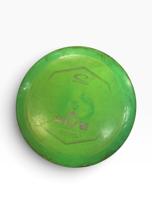 Vist Large View of Product Image Which is Used Latitude 64 ROYAL RIVE GRAND Disc Golf Driver Green 173g