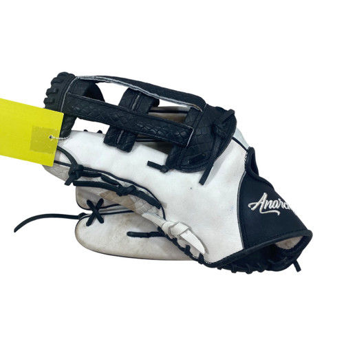 Vist Large View of Product Image Which is Used ANARCHY VIPER BB/SB Glove LH Throw White 13 1/2"