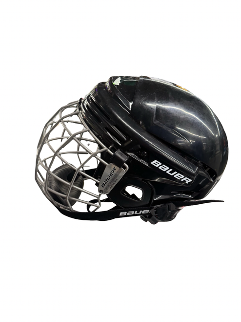 Vist Large View of Product Image Which is Used Bauer BH2100M Helmet Cage Combo Black MD
