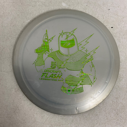 Vist Large View of Product Image Which is Used Discraft BIG Z FLASH Disc Golf Driver Grey 173g