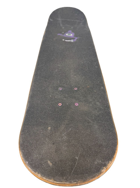 Vist Large View of Product Image Which is Used Girl Breana Geering Complete Skateboard Black 8 1/4" w/ Krux Trucks