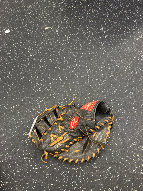 Vist Large View of Product Image Which is Used Rawlings RENEGADE BB/SB First Base LH Throw Black 12"