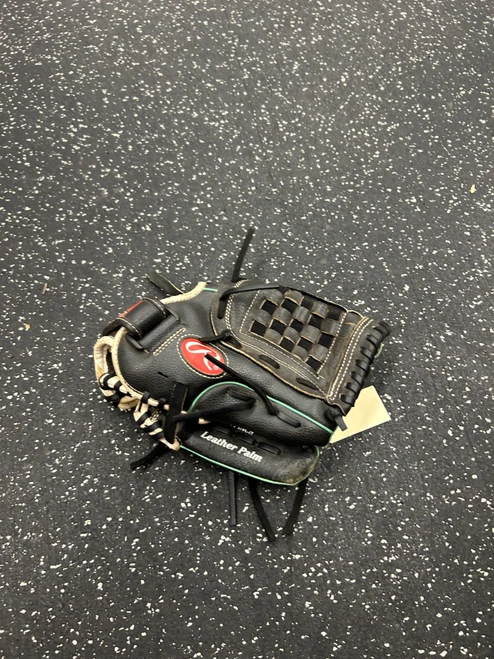 Vist Large View of Product Image Which is Used Rawlings FP110MT RH Throw Fastpitch Gloves Black 11"