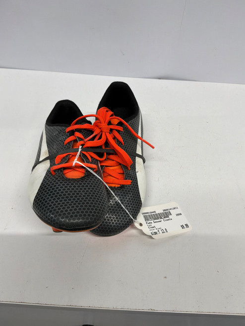 Vist Large View of Product Image Which is Used Puma Soccer Cleats Black Youth 13.0