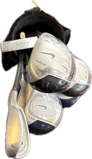 Vist Large View of Product Image Which is Used Nike STEEL Jr Package Set RH Black 11 Piece