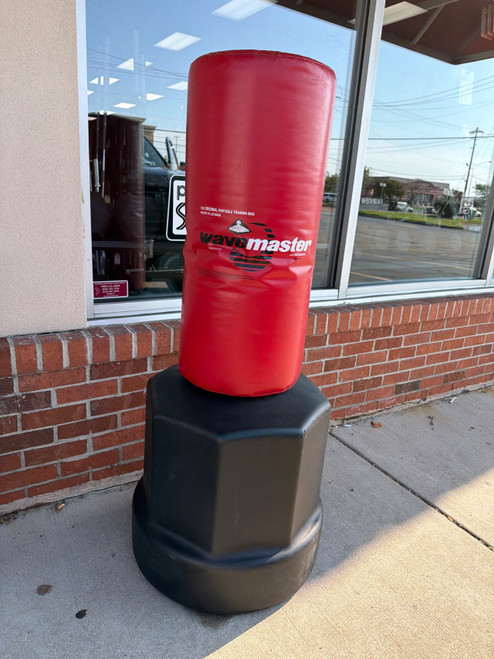 Vist Large View of Product Image Which is Used Century WAVEMASTER WONT ADJUST UP/DOWN Boxing Heavy Bag Red 100 lb