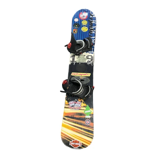 Vist Large View of Product Image Which is Used METROPOLIS SNOWBOARD Mens Board/Bindings Beige 158 cm