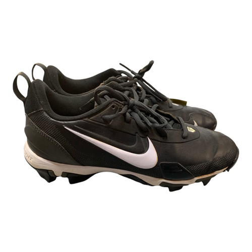 Vist Large View of Product Image Which is Used Nike TROURT SIZE 8 BB/SB Cleats Black Senior 8