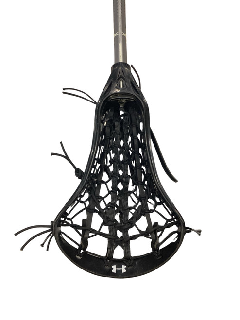 Vist Large View of Product Image Which is Used Under Armour 6000 LACROSSE STICK Men Atk/Mid Complete Stick Black