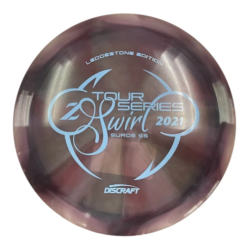 Vist Large View of Product Image Which is Used Discraft TOUR SERIES Disc Golf Mid Range Purple