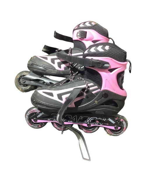 Vist Large View of Product Image Which is Used SKATES Senior Rec Fitness Skates Pink Adjustable