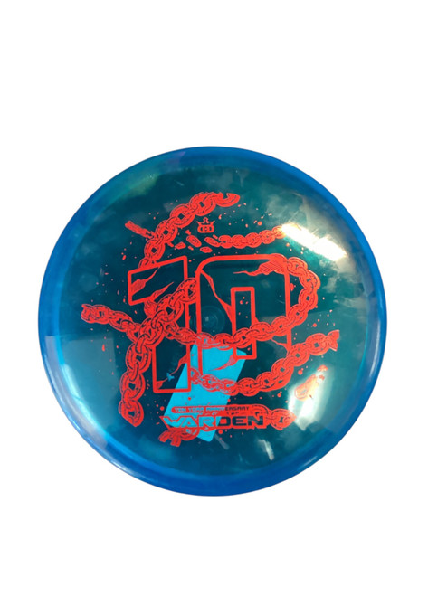 Vist Large View of Product Image Which is Used Dynamic Discs WARDEN Disc Golf Putter Royal Blue 178g