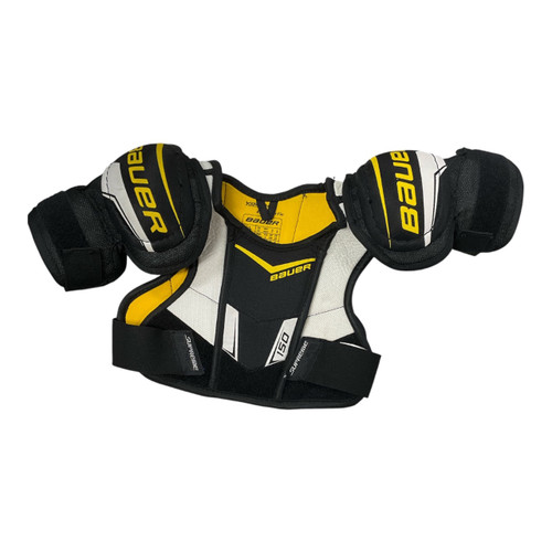 Vist Large View of Product Image Which is Used Bauer SUPREME 150 Youth Shoulder Pads SM