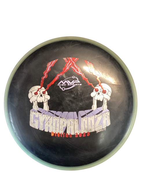 Vist Large View of Product Image Which is Used MVP GYROPALOOZA Disc Golf Driver Black 168g