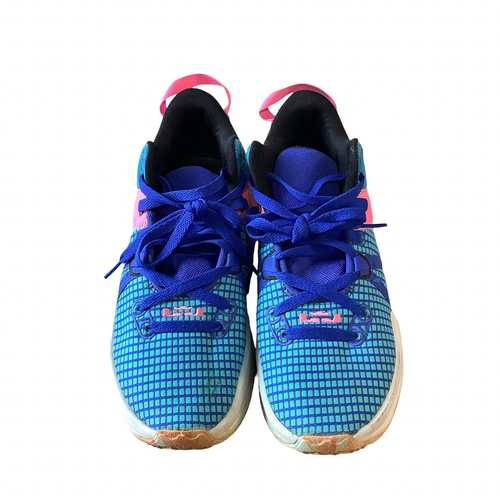 Vist Large View of Product Image Which is Used Nike LEBRON WITNESS 7 Basketball Shoes W Royal Blue Senior 8.5