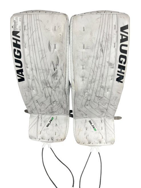Vist Large View of Product Image Which is Used Vaughn VENTUS SLR2 INT Goalie Leg Pads Inter White 29"