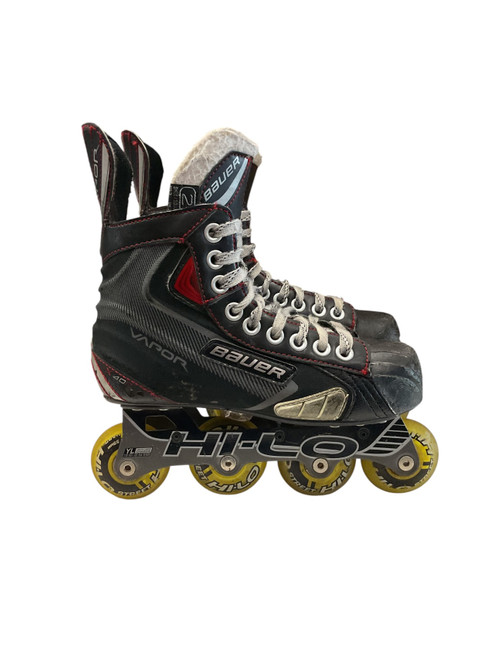 Vist Large View of Product Image Which is Used Bauer VAPOR X40R SZ 2 Junior Aggressive Skates Black Junior 02