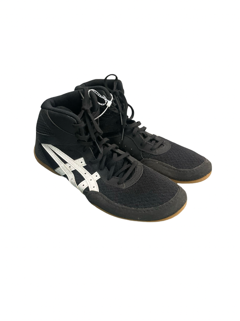 Vist Large View of Product Image Which is Used Asics Wrestling Shoes Black Senior 9