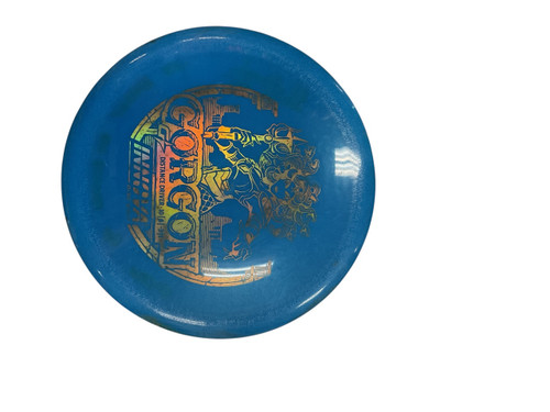 Vist Large View of Product Image Which is Used Innova G STAR GORGON Disc Golf Driver Royal Blue 166g