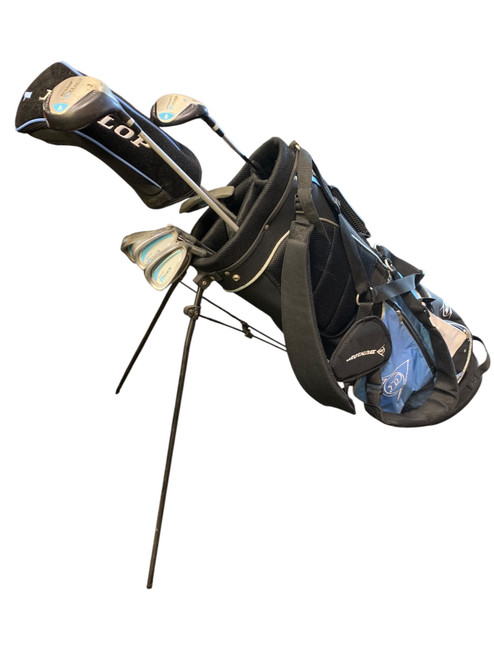 Vist Large View of Product Image Which is Used Dunlop ATTACK Mens Package Set RH Carolina Blue 10 Piece