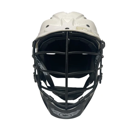Vist Large View of Product Image Which is Used Cascade CPV-R Lacrosse Helmet White One Size