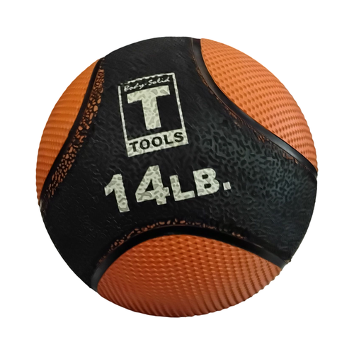Vist Large View of Product Image Which is Used Body Solid Medicine Ball Orange 14 lb