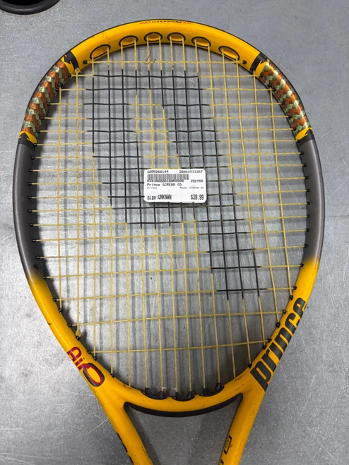 Vist Large View of Product Image Which is Used Prince SCREAM OS Adult Tennis Racquet None Unknown