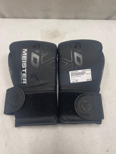 Vist Large View of Product Image Which is Used Boxing Gloves Black Youth