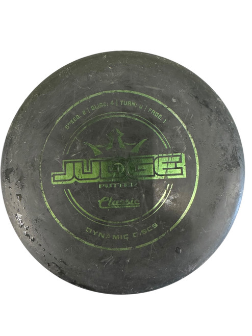 Vist Large View of Product Image Which is Used Dynamic Discs JUDGE Disc Golf Putter Black