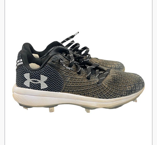 Vist Large View of Product Image Which is Used Under Armour CHARGED BB/SB Cleats Black Senior 8