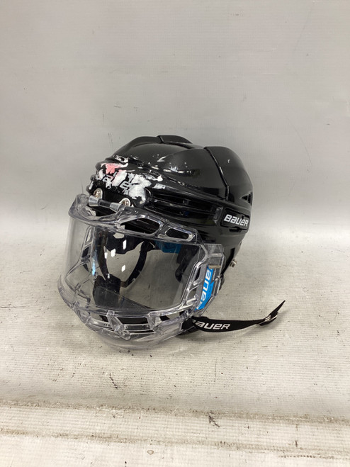 Vist Large View of Product Image Which is Used Bauer PRODIGY Helmet Full Visor Combo Black One Size
