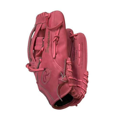 Vist Large View of Product Image Which is Used Rawlings PRO3039 HOH BASEBALL GLOVE BB/SB Glove RH Throw Pink 12 3/4"