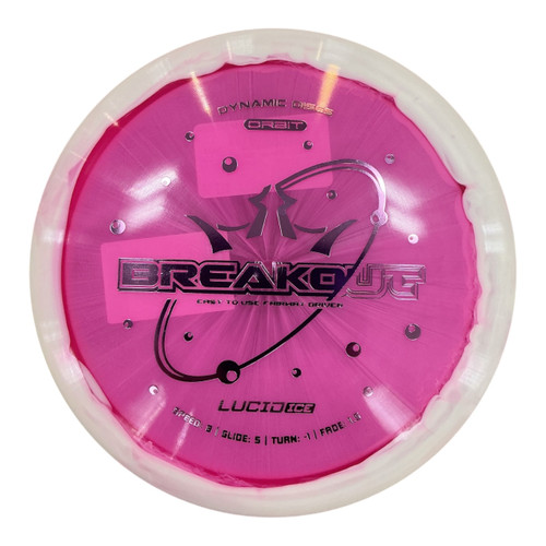 Vist Large View of Product Image Which is Used Dynamic Discs BREAKOUT LUCID ICE Disc Golf Driver Pink