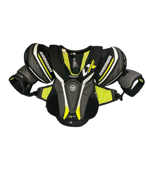 Vist Large View of Product Image Which is Used Warrior LX PRO Junior Shoulder Pads LG