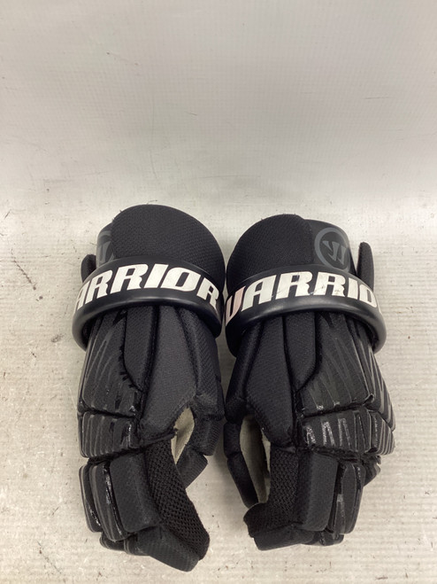 Vist Large View of Product Image Which is Used Warrior BURN Lacrosse Gloves Junior Black XS