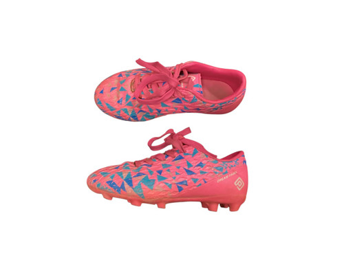 Vist Large View of Product Image Which is Used Brava Soccer Cleats Pink Youth 12.0