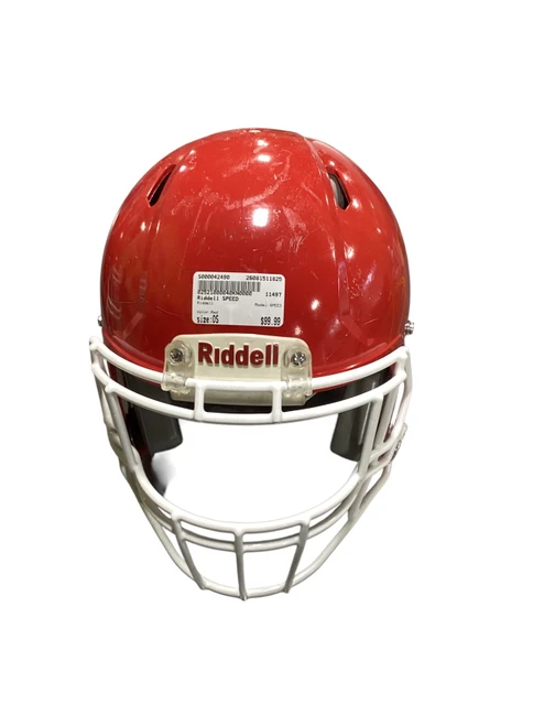 Vist Large View of Product Image Which is Used Riddell SPEED FB Helmet Red One Size