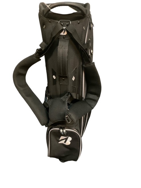 Vist Large View of Product Image Which is Used Bridgestone LIGHTWEIGHT STAND BAG Mens Stand Bag Black